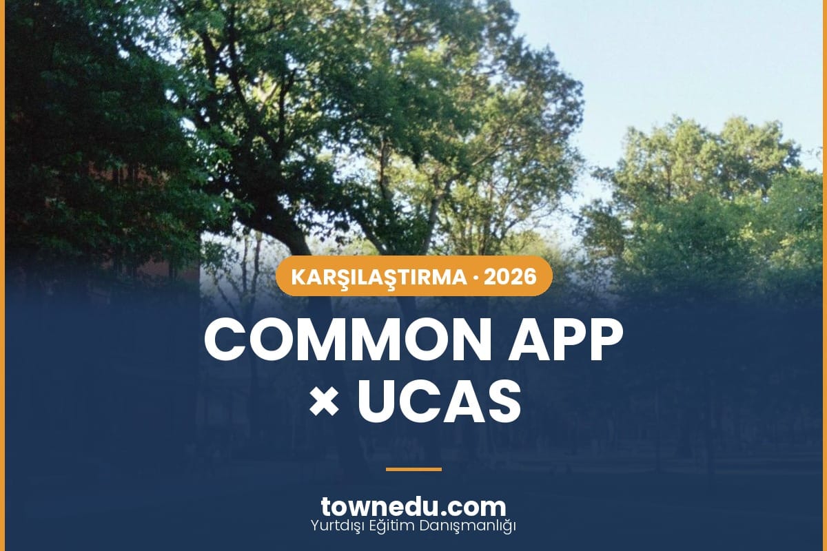 Harvard Yard - Common App vs UCAS ABD İngiltere üniversite başvuru 2026