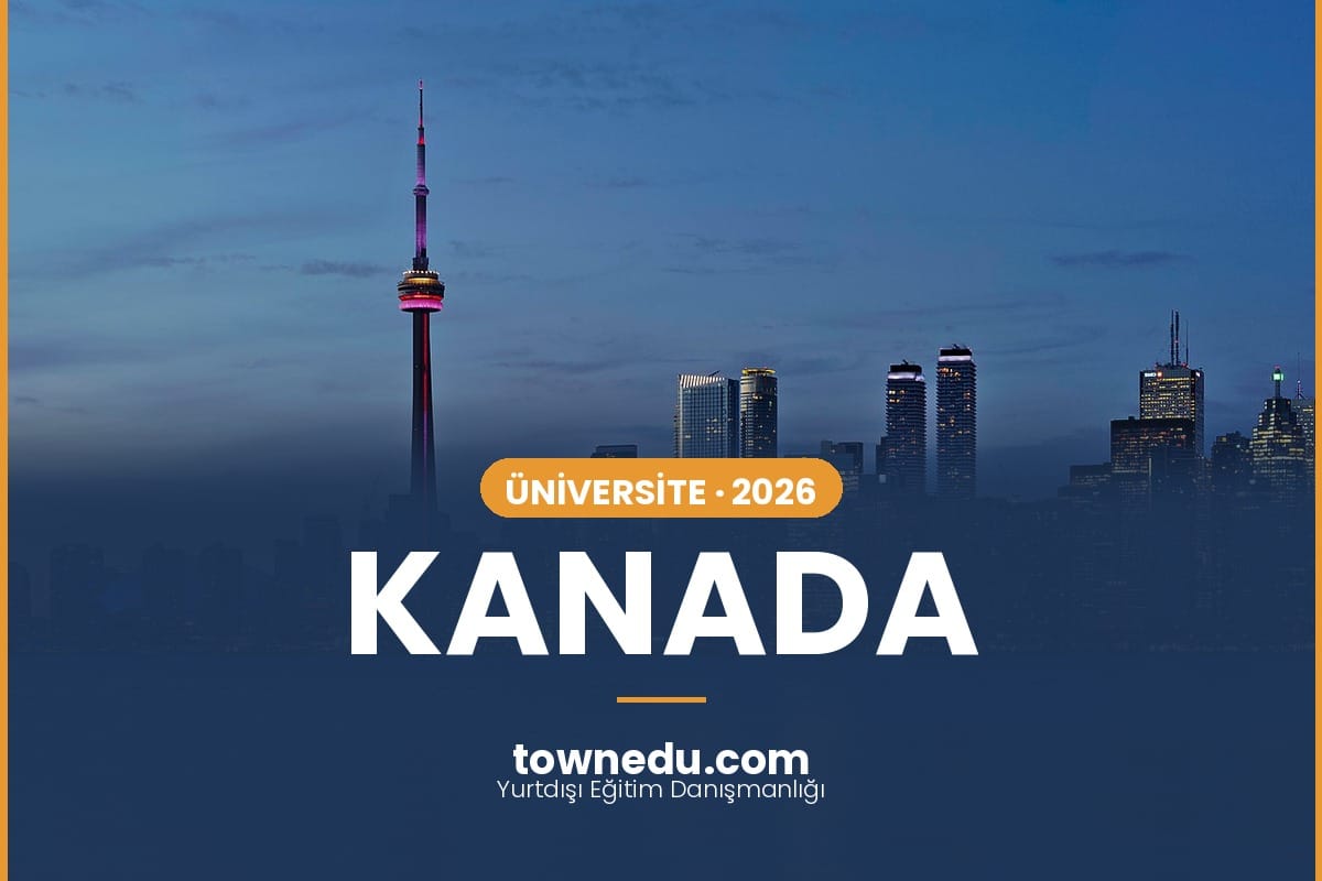 Toronto skyline CN Tower - Kanada üniversite eğitimi 2026