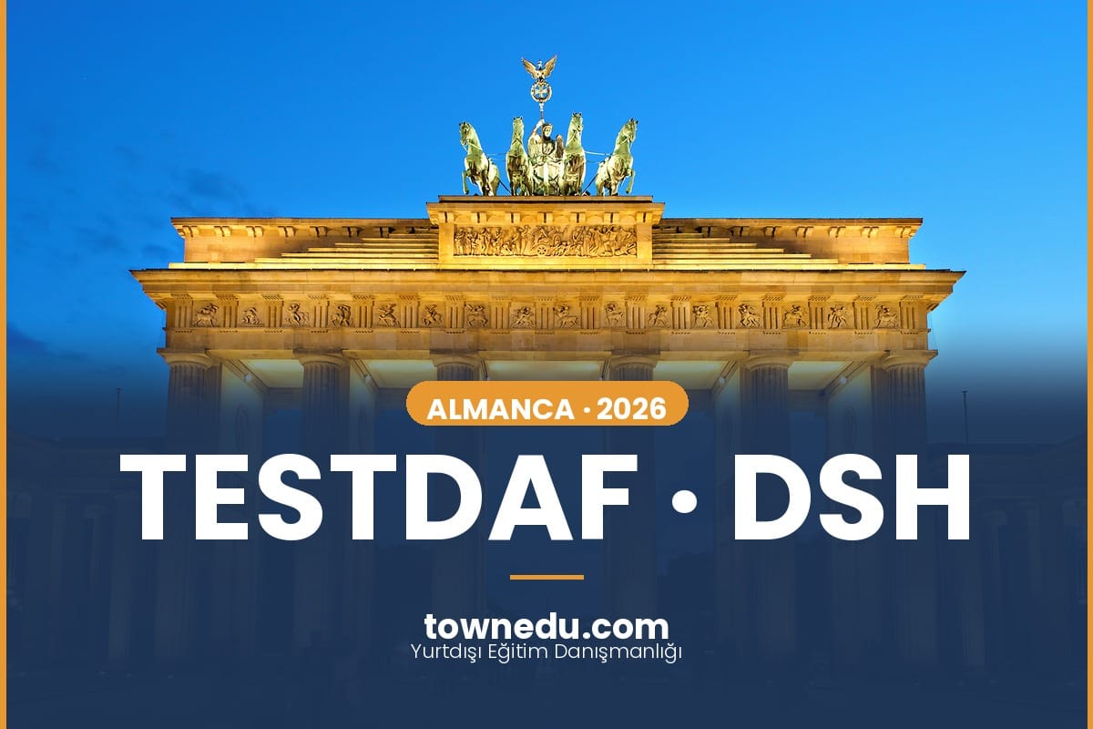 Brandenburg Kapısı Berlin - TestDaF DSH Almanca dil sınavı 2026